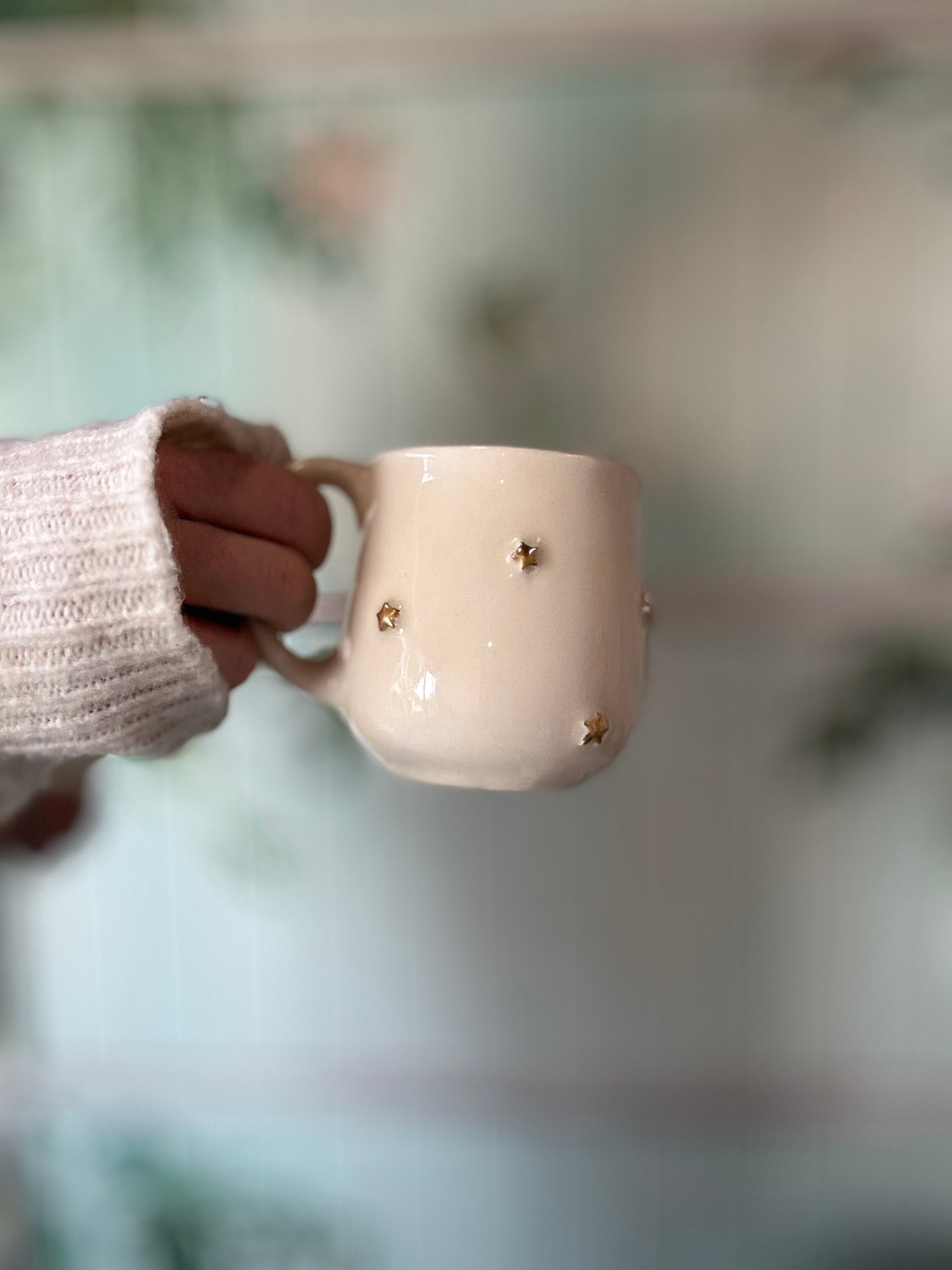 Taza con estrellas