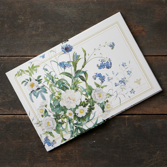 Cuaderno Flores Azules del Jardín