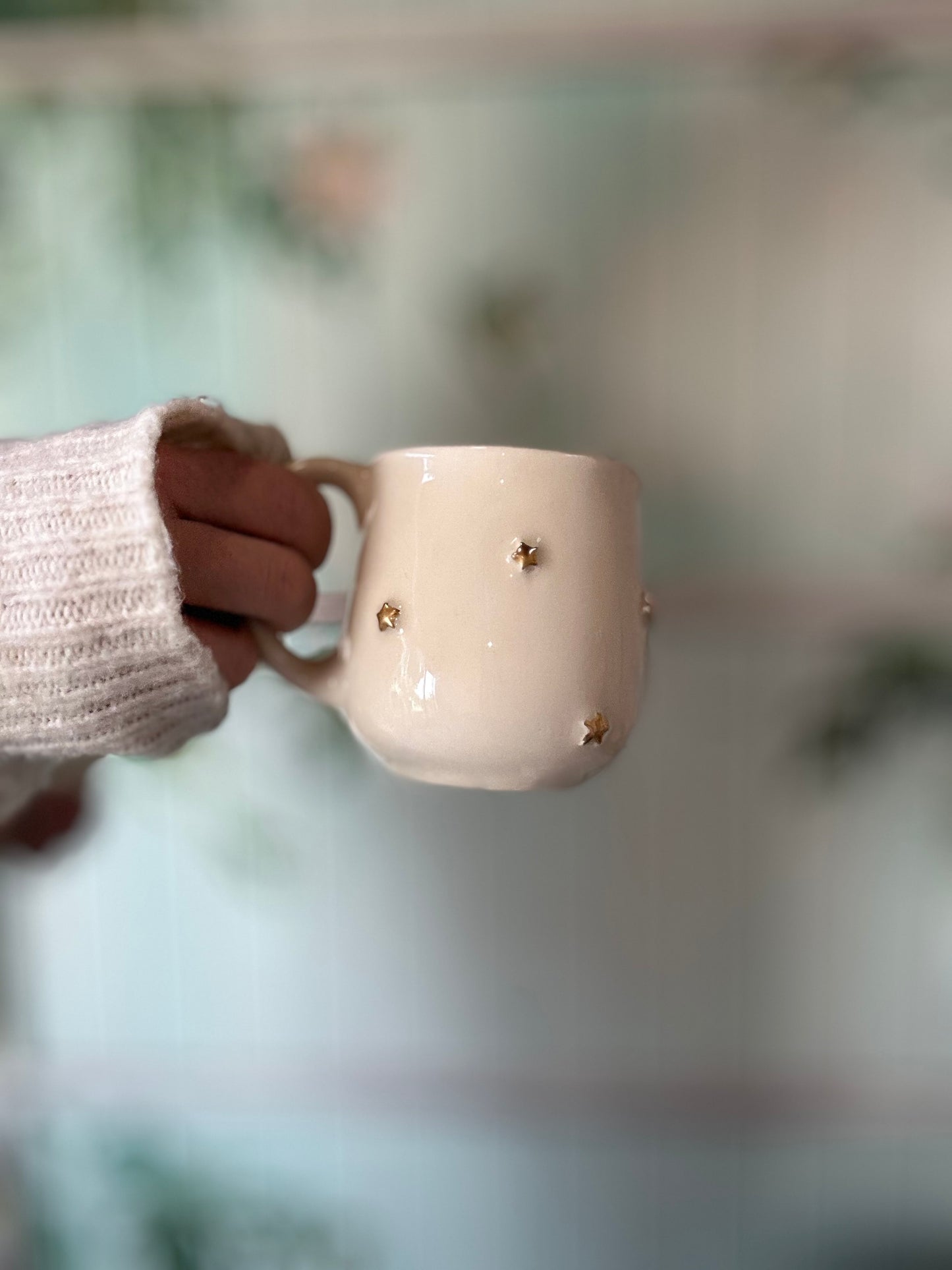 Taza con estrellitas