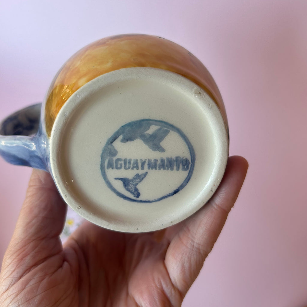 Taza Grande El Principito con oro real Pieza única