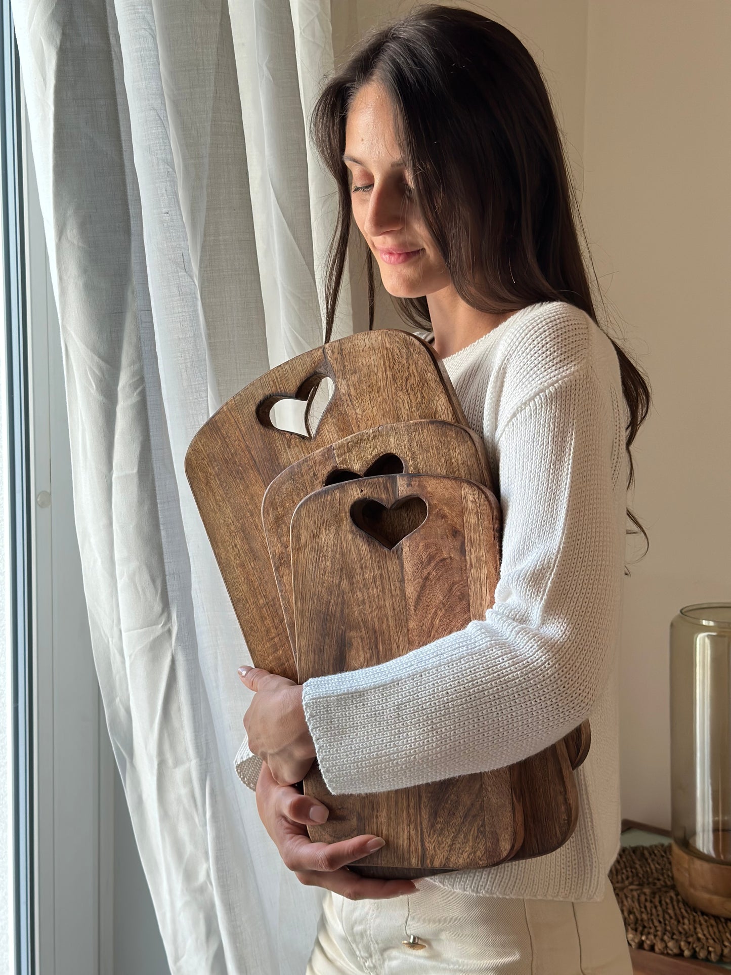 Tabla de Cortar Madera de Mango