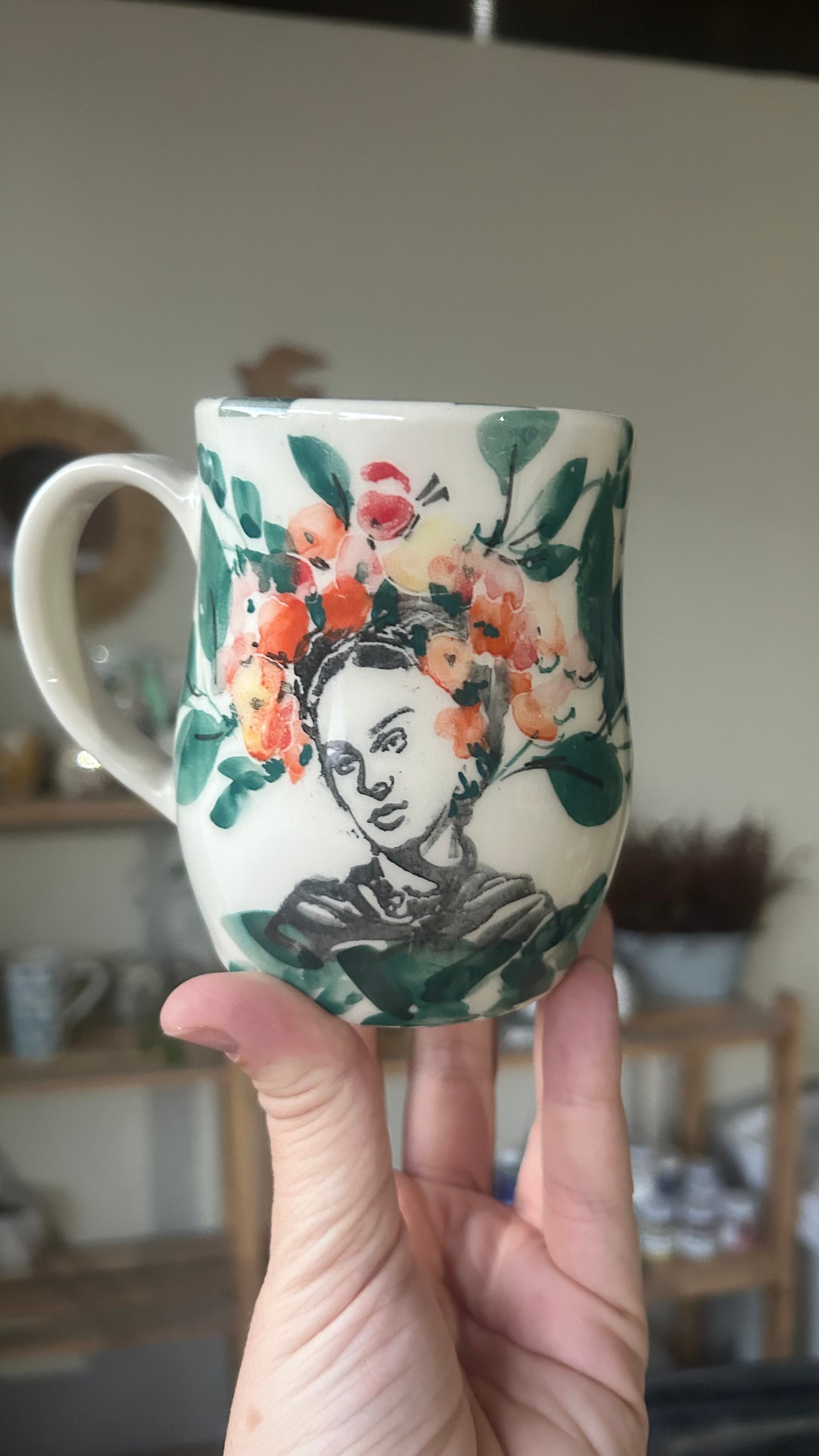 Frida Kahlo Taza con frase