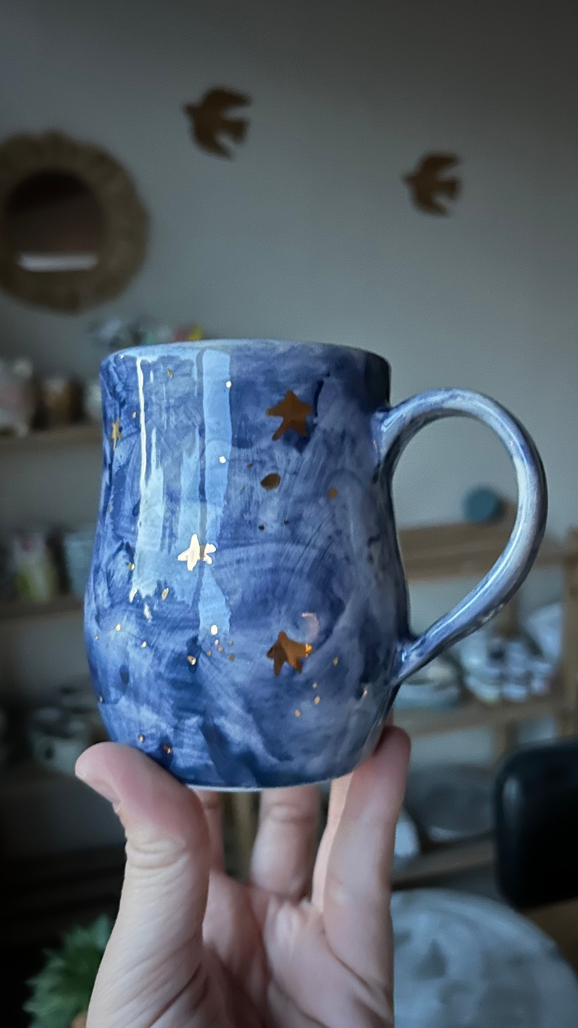 Taza Grande El Principito con oro real Pieza única