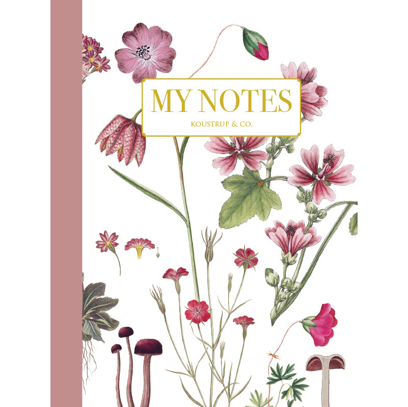 Cuaderno de notas - Rosa floral