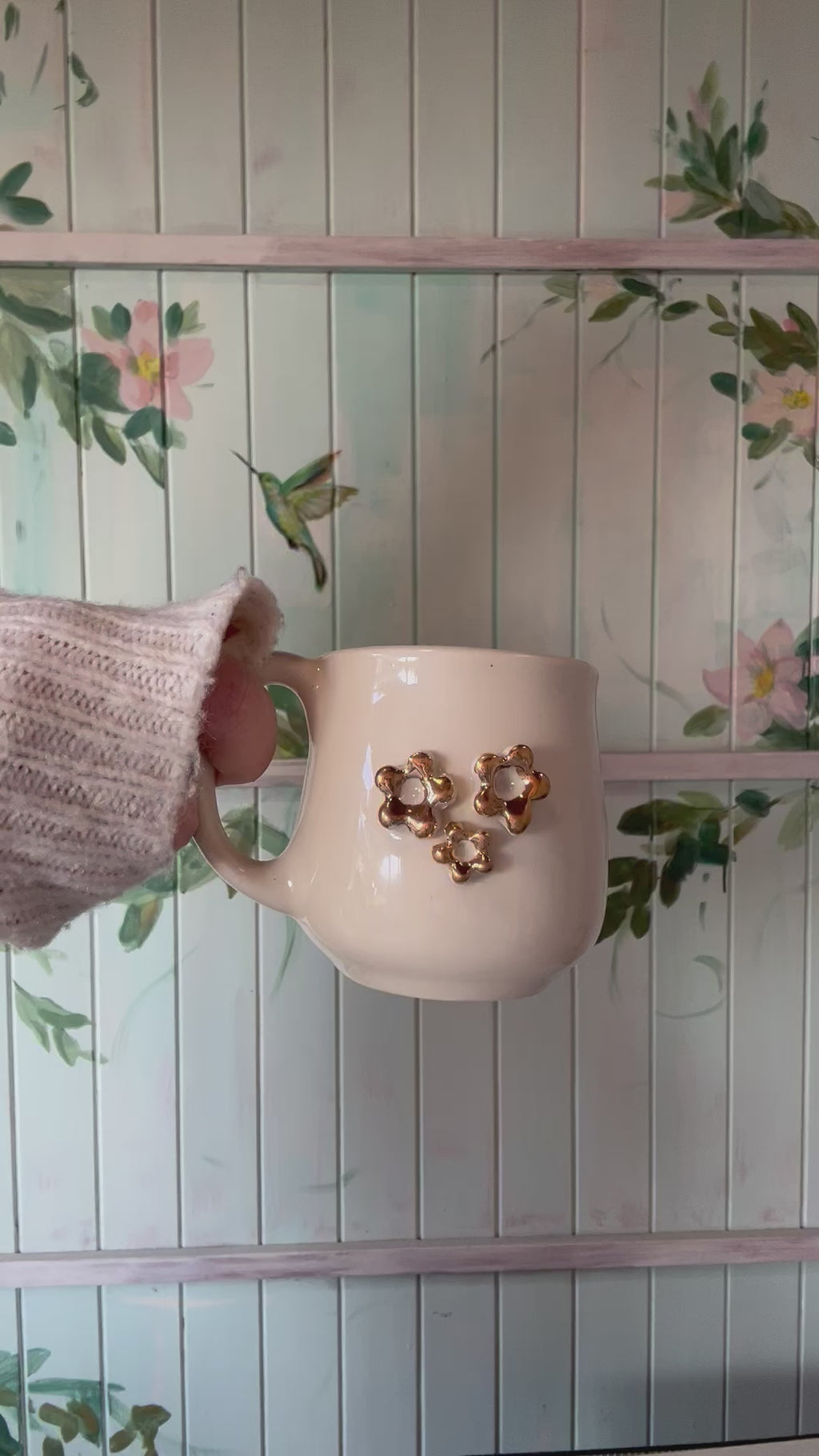 Taza con Flores